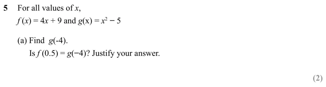 Question 5(a) - SET 1 - GCSE Higher Calculator Maths Predicted Paper 2 - 2026