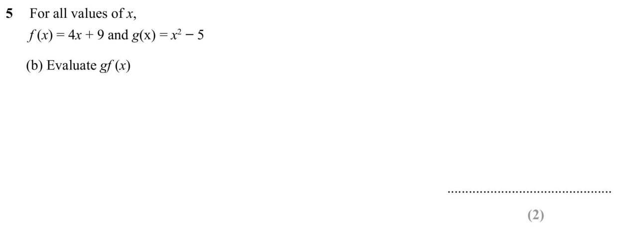 Question 5(b) - SET 1 - GCSE Higher Calculator Maths Predicted Paper 2 - 2026