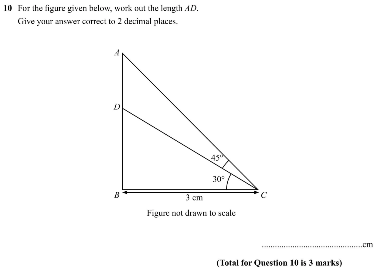 Question 10 - SET 1 - GCSE Higher Calculator Maths Predicted Paper 2 - 2026