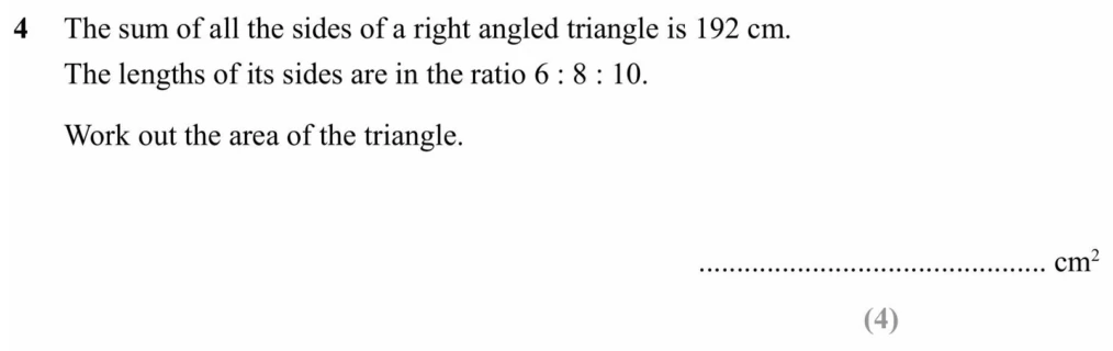 Question 4 - SET 1 - GCSE Higher Non-calculator Maths Predicted Paper 1 - 2026