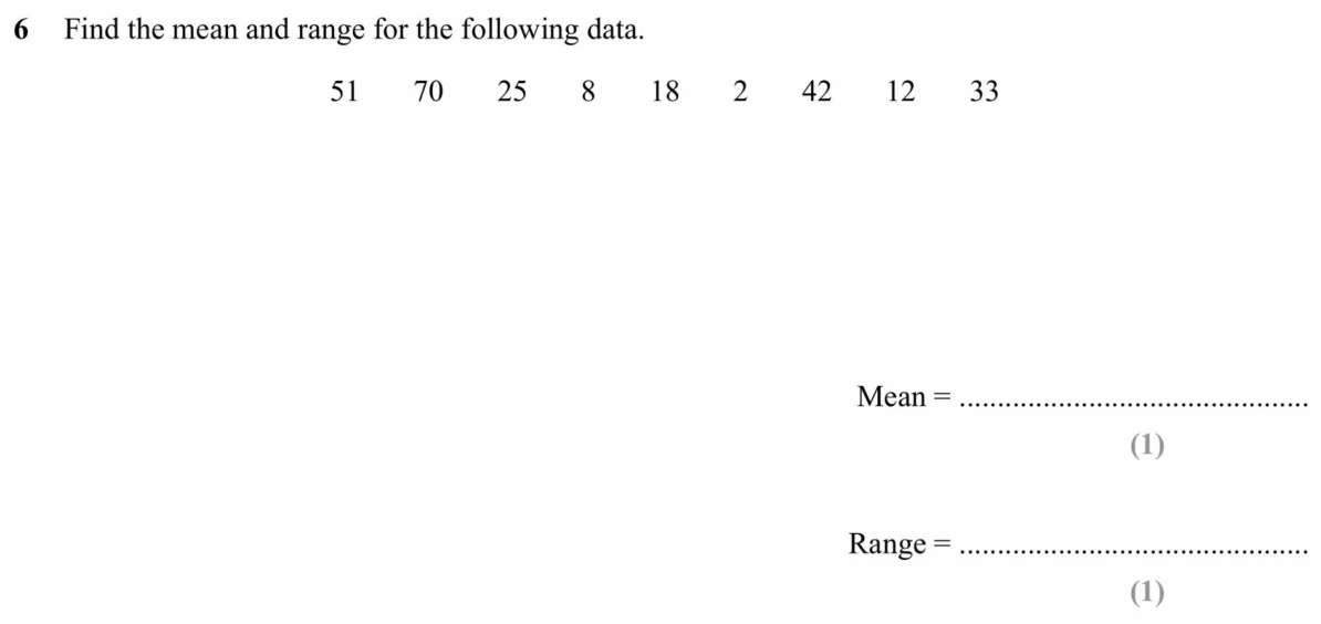 Question 6 - SET 1 - GCSE Higher Non-calculator Maths Predicted Paper 1 - 2026