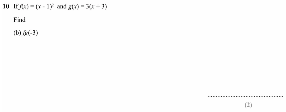 Question 10(b) - SET 1 - GCSE Higher Non-calculator Maths Predicted Paper 1 - 2026