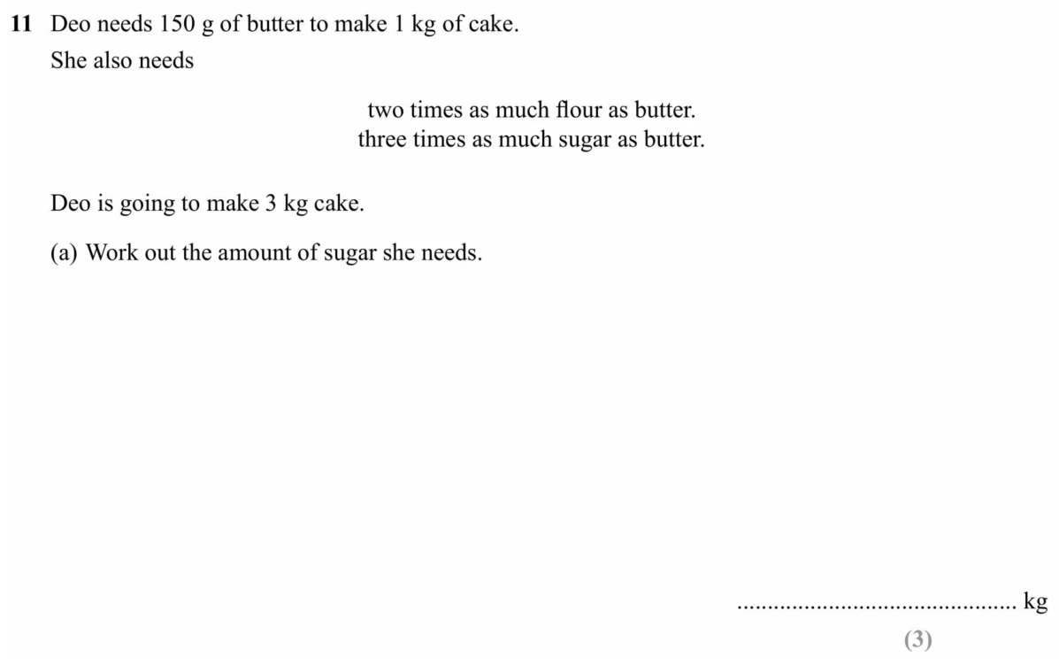 Question 11(a) - SET 1 - GCSE Higher Non-calculator Maths Predicted Paper 1 - 2026