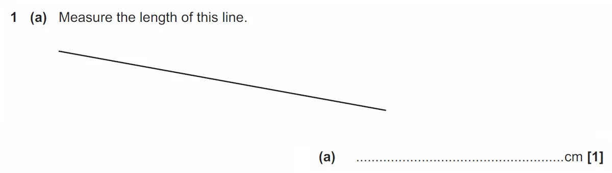 Question 1(a) - GCSE OCR Foundation Maths Past Paper 1 (Calculator) - November 2021