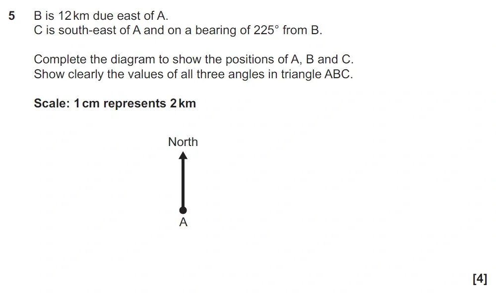 Question 5 - GCSE OCR Higher Maths Past Paper 4 (Calculator) - November 2022