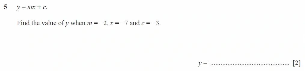 Question 05 - Cambridge IGCSE Maths Past Papers - Extended Calculator 2020 - Specimen Paper 1