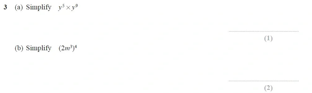 Question 03(a, b) - Edexcel IGCSE Maths Past Papers - Higher Calculator June 2018 - Paper 1