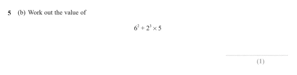 Question 05(b) - Edexcel IGCSE Maths Past Papers - Foundation Calculator June 2024 - Paper 1