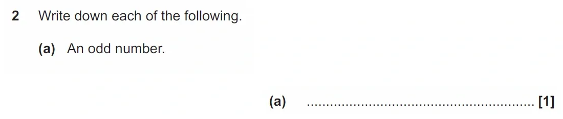 Question 2(a) - GCSE OCR Foundation Maths Past Paper 1 (Calculator) - November 2021