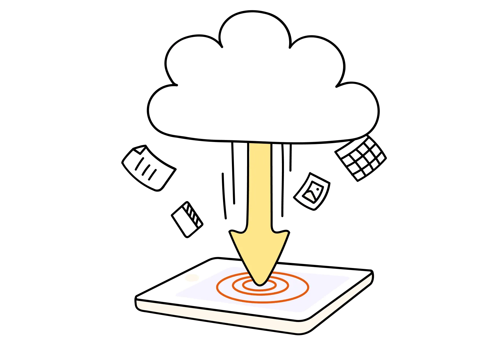 Instant Access illustration