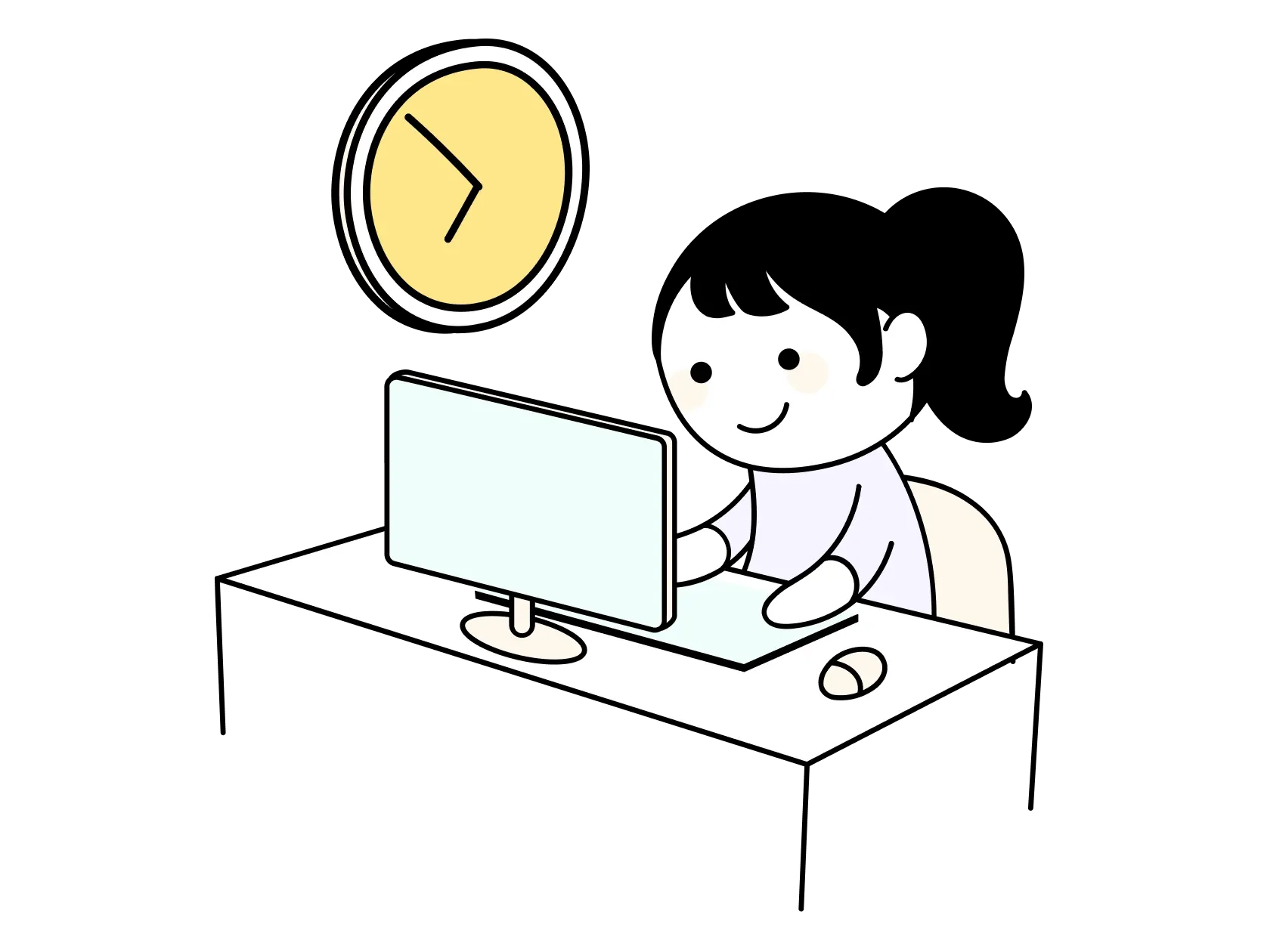 Timed guidance illustration