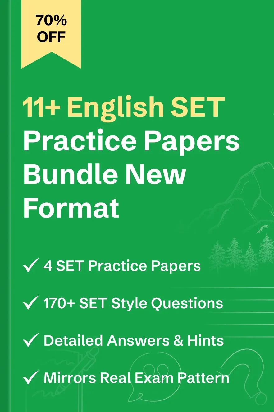 11+ English SET Practice Papers Bundle (New Format) - image
