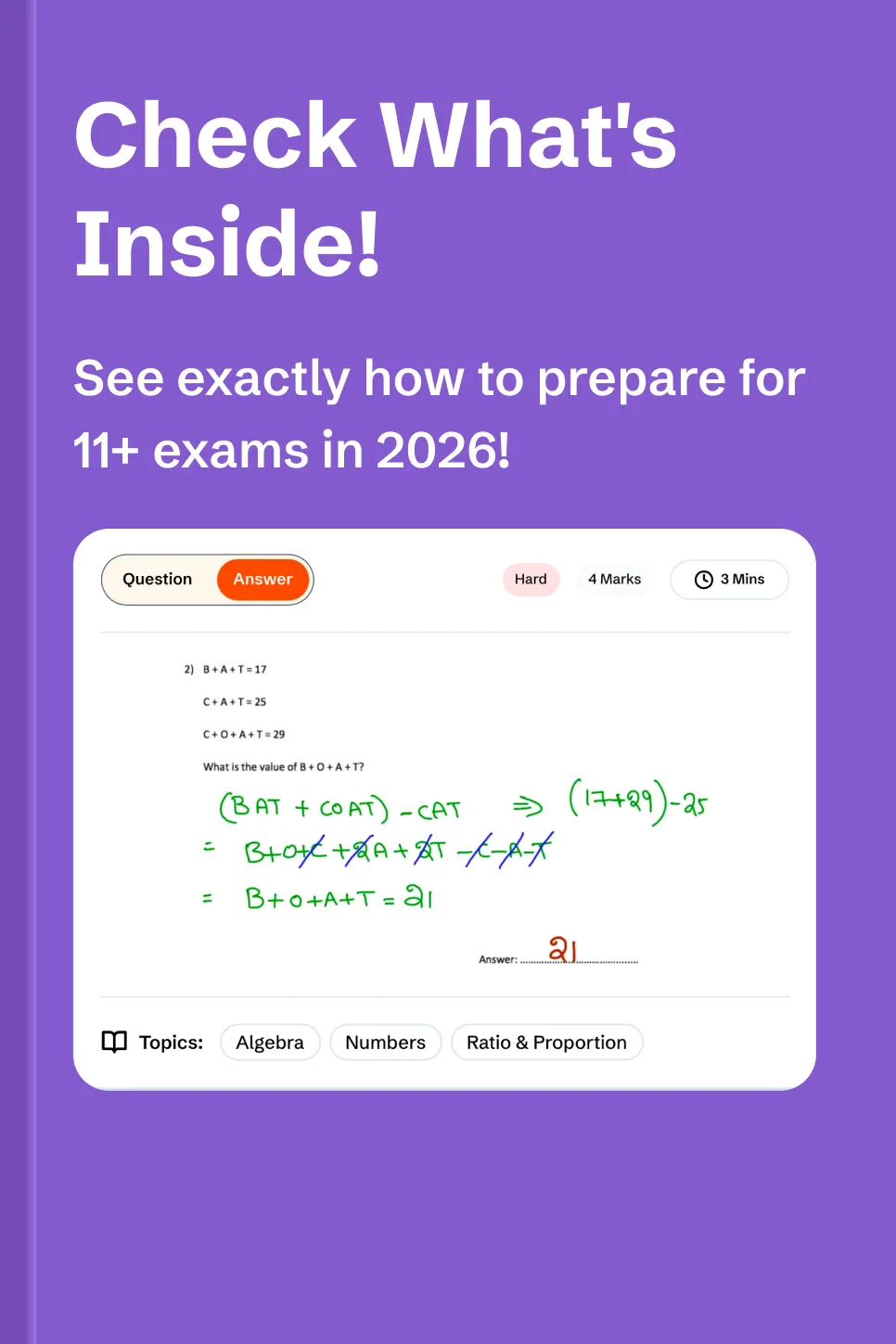 11+ Lincolnshire Practice Papers Image Thumbnail
