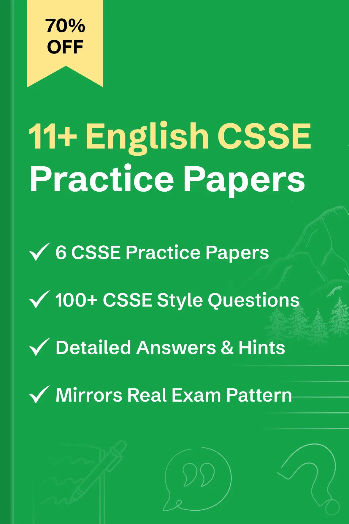 11+ English CSSE Practice Papers Bundle - image