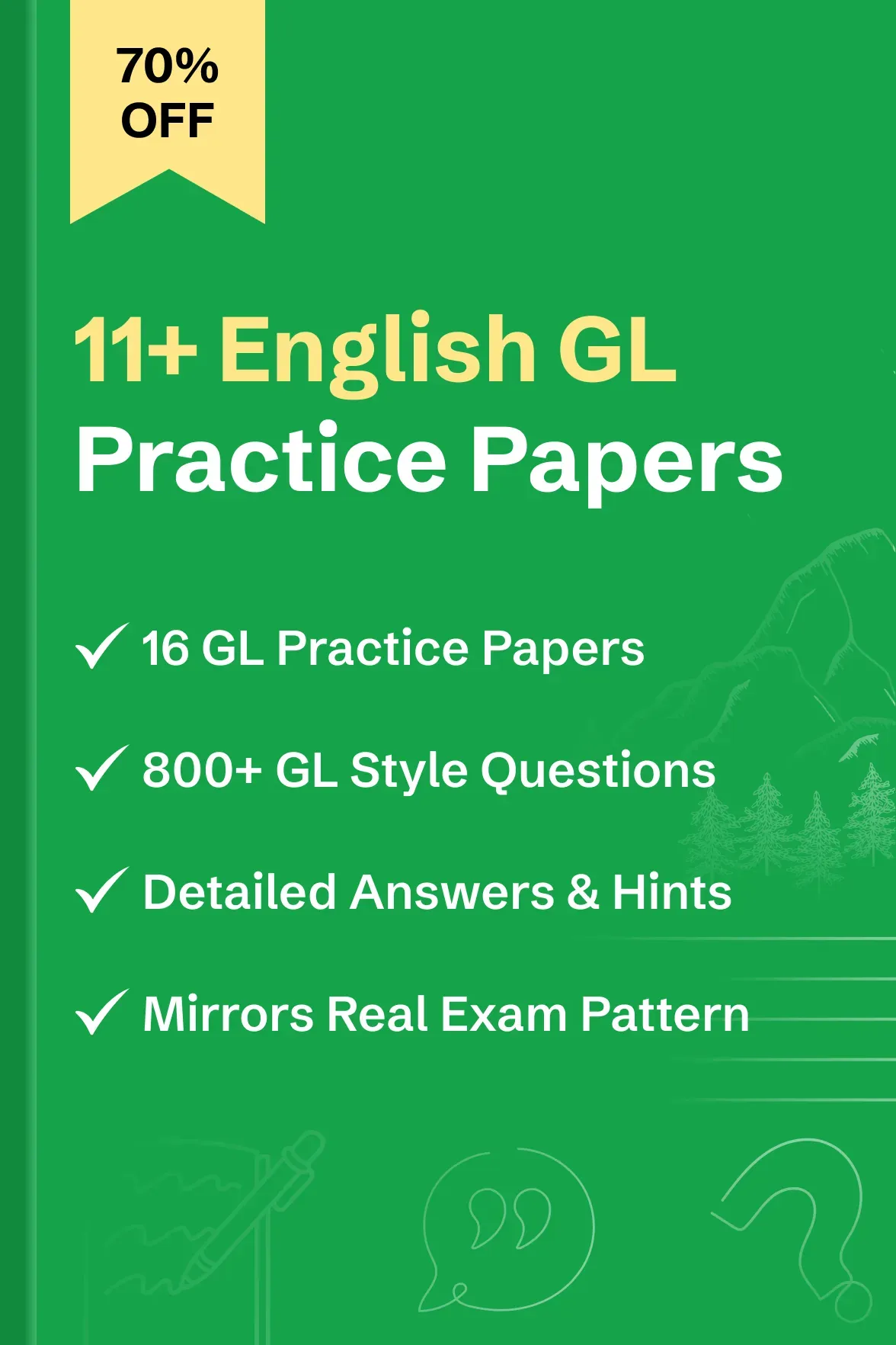 11+ English GL Practice Papers Bundle - image