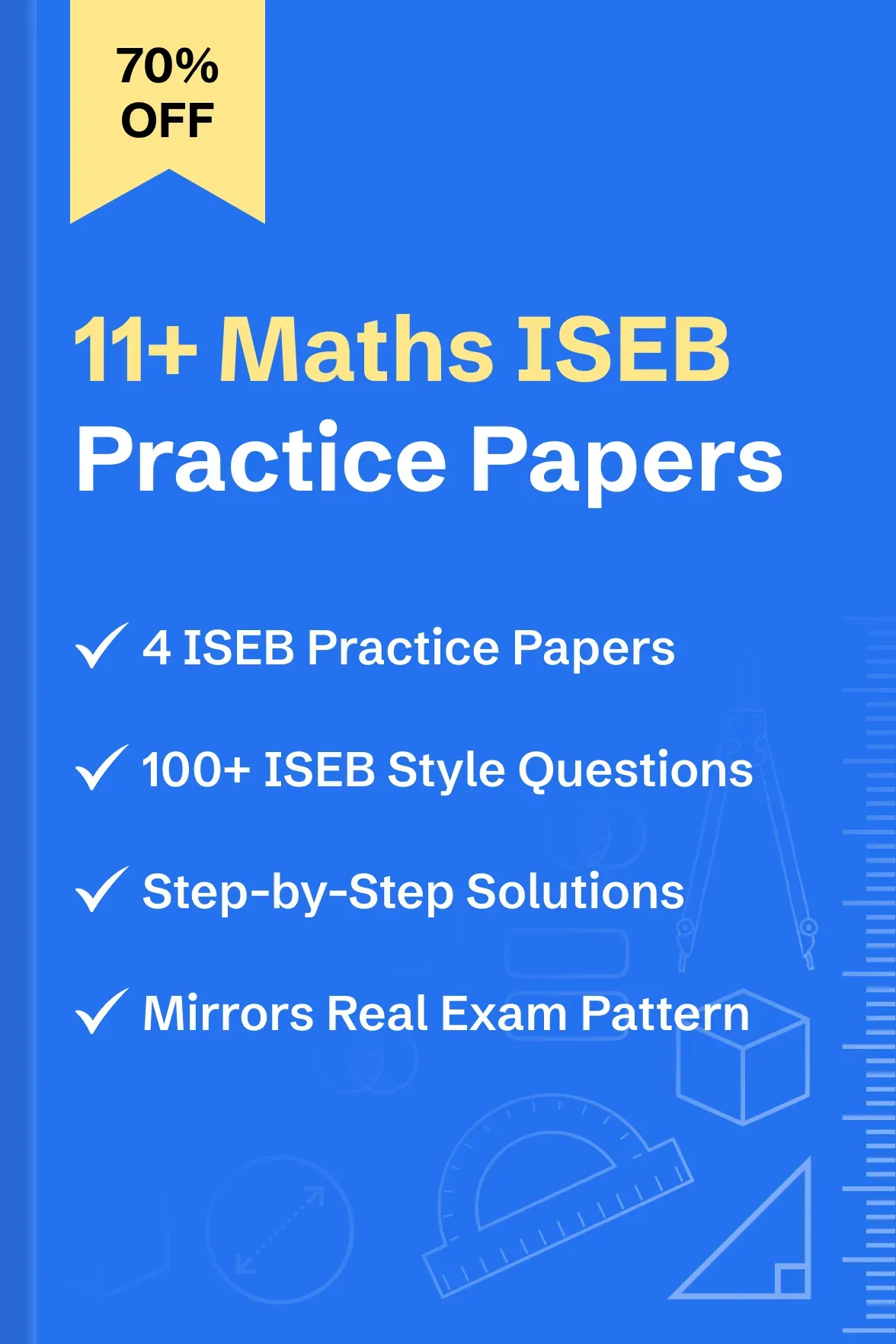 11+ Maths ISEB Practice Papers Pack 1 - image