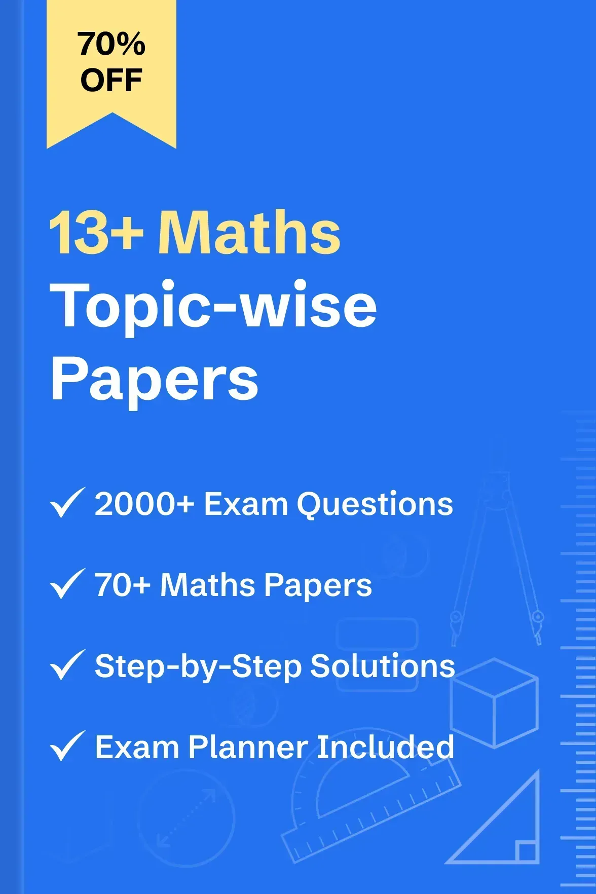 13+ Maths Solved Topic Wise Questions - globals/products/13-plus-maths-topic-wise-papers.webp