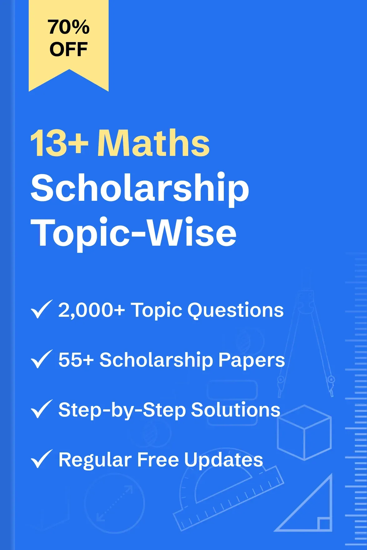 13+ Maths Scholarship Solved Topic Wise Questions - image