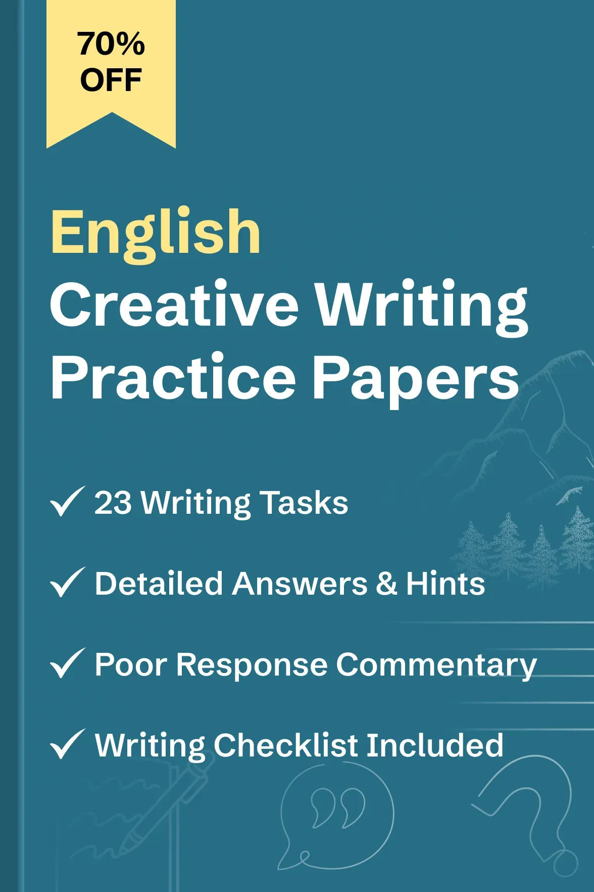 English Creative Writings with Detailed Answers - globals/products/English_Creative_Writing_Practice_Papers_4x.webp