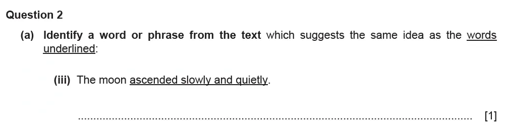 Question 02(a)(Iii) - Cambridge IGCSE November 2021 TZ3 English Language Reading Paper 1