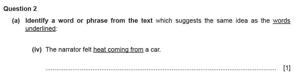 Question 02(a)(iv) - Cambridge IGCSE November 2021 TZ3 English Language Reading Paper 1