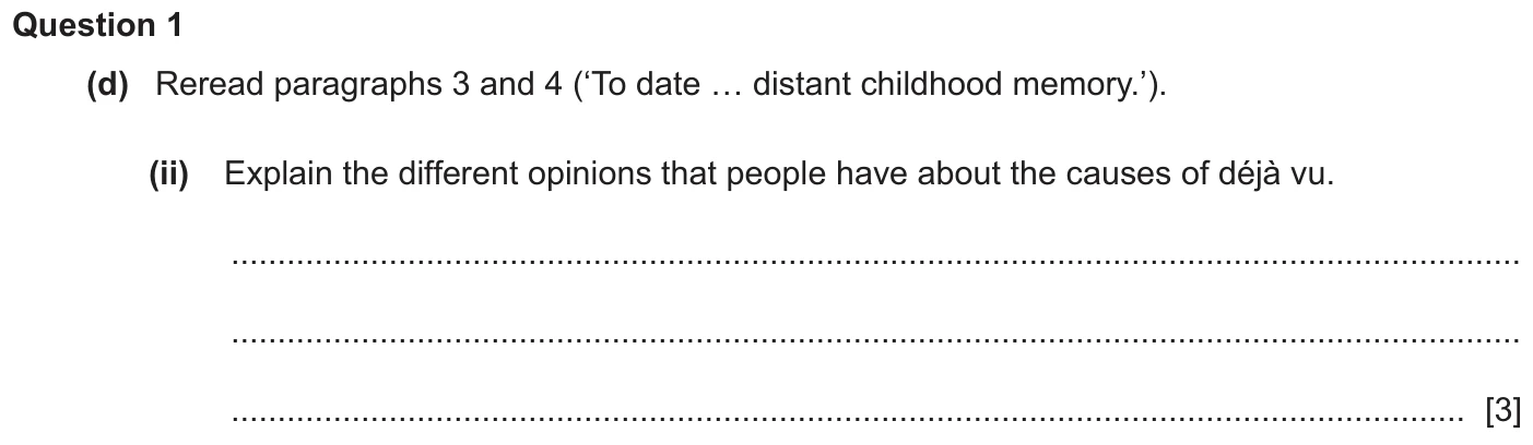 Question 1d (ii) - Cambridge IGCSE November 2025 TZ2 English Language Reading Paper 1