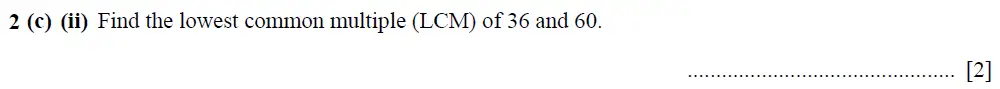 Question 13 - Cambridge IGCSE Maths Past Papers - Core Calculator 2020 - Specimen Paper 3