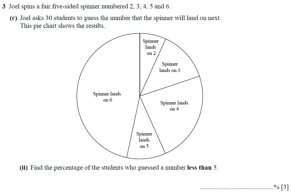 Question 19 - Cambridge IGCSE Maths Past Papers - Core Calculator 2020 - Specimen Paper 3