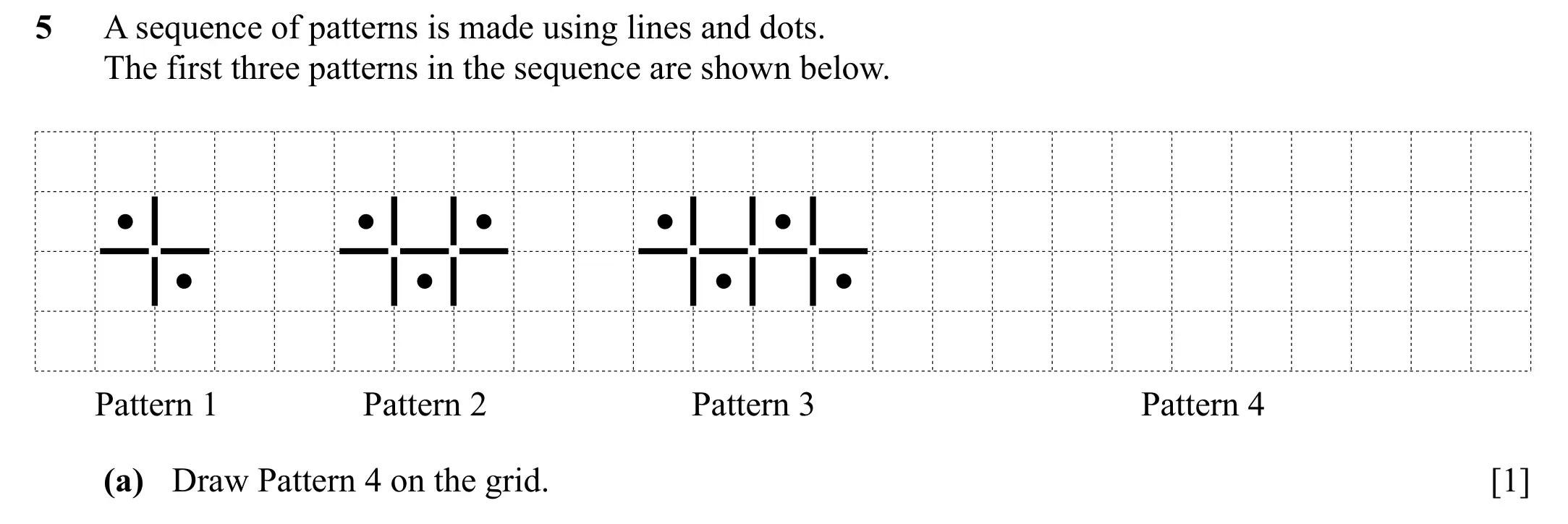 Question 5(a) - Cambridge IGCSE Maths Past Papers - Core Calculator 2020 - Specimen Paper 3