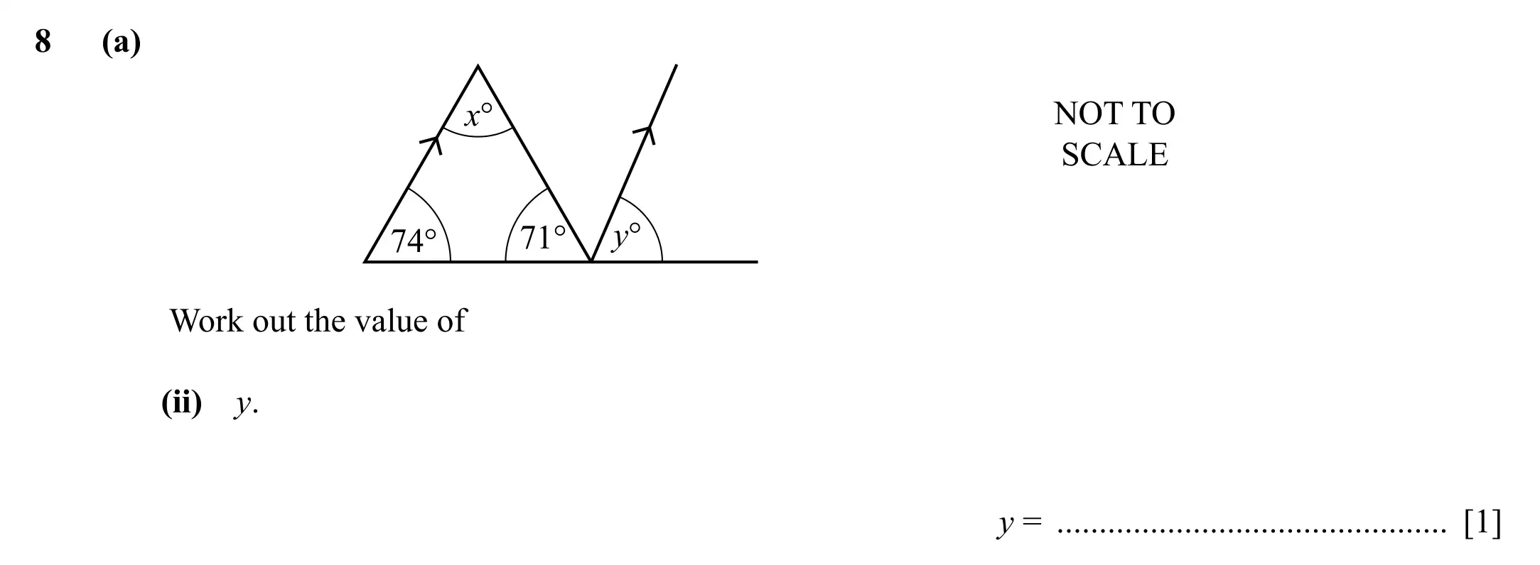 Question 8(a)(ii) - Cambridge IGCSE Maths Past Papers - Core Calculator 2020 - Specimen Paper 3