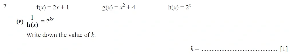 Question 07(e) - Cambridge IGCSE Maths Past Papers - Extended Calculator 2020 - Specimen Paper 4