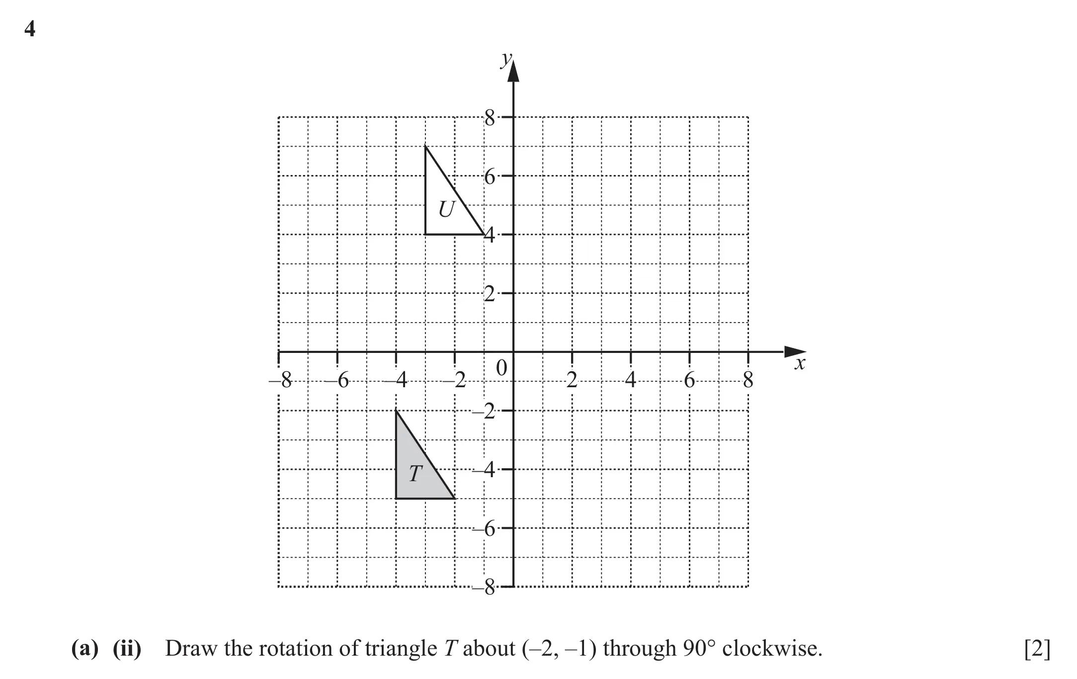 Question 4(a)(ii) - Cambridge IGCSE Maths Past Papers - Extended Calculator 2020 - Specimen Paper 4