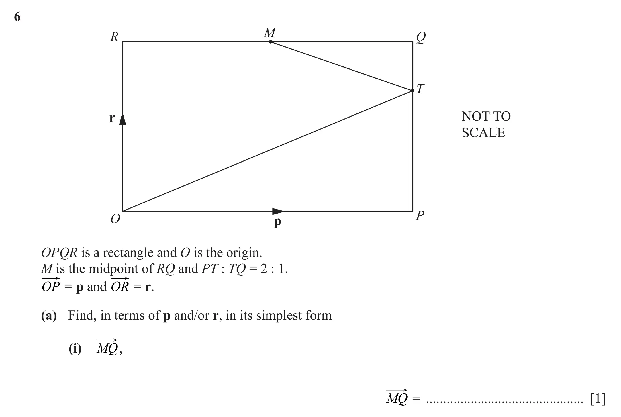 Question 6(a)(i) - Cambridge IGCSE Maths Past Papers - Extended Calculator 2020 - Specimen Paper 4