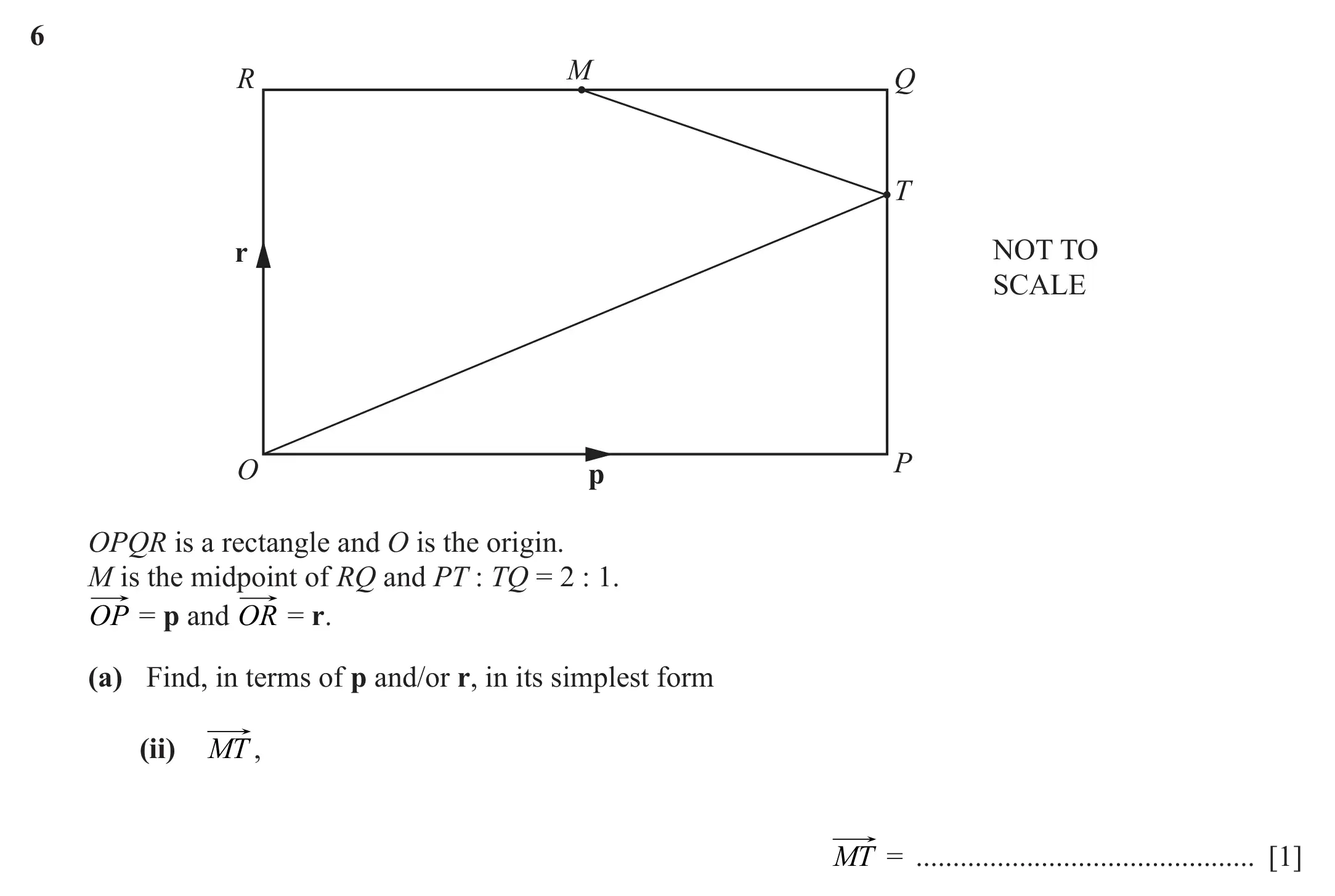 Question 6(a)(ii) - Cambridge IGCSE Maths Past Papers - Extended Calculator 2020 - Specimen Paper 4