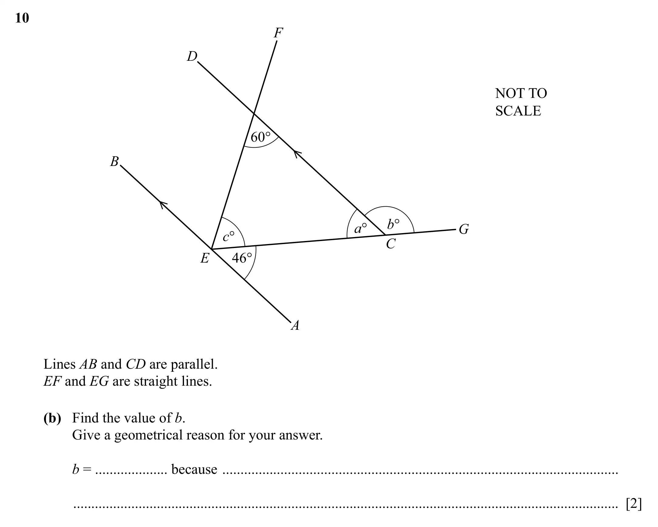 Question 10(b) - Cambridge IGCSE Maths Past Papers - Core Non-calculator 2025 - Specimen Paper 1