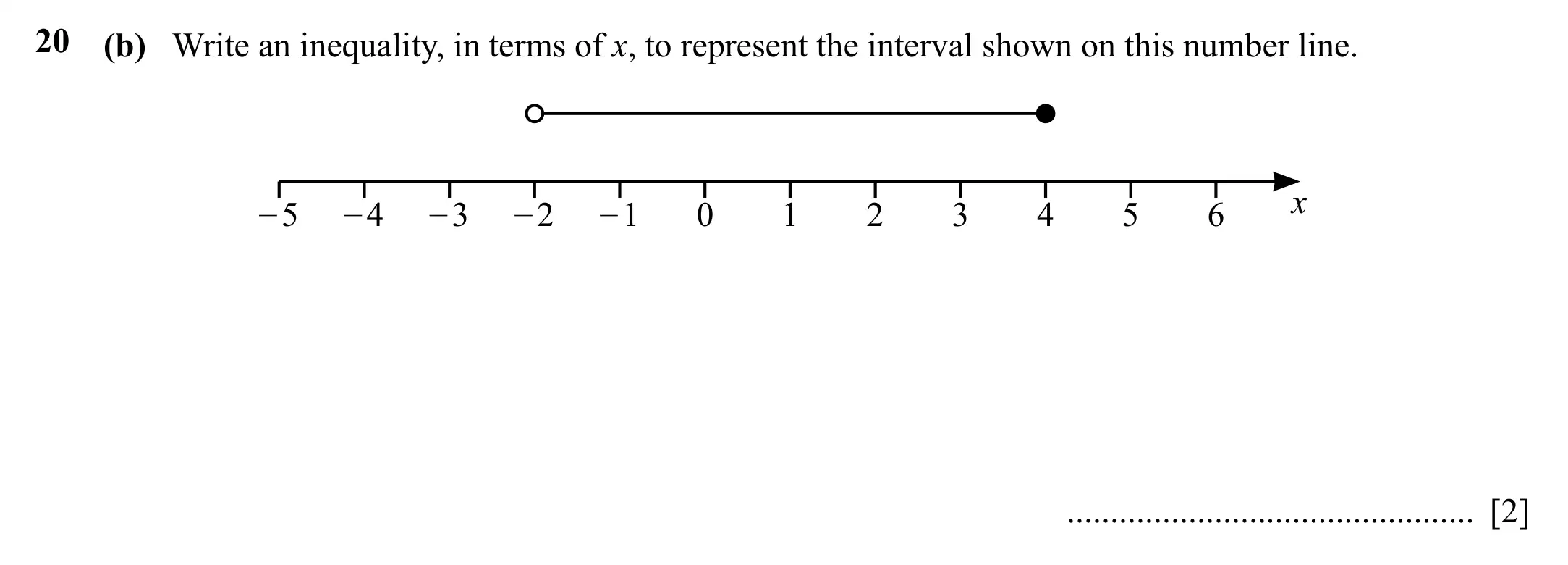 Question 20(b) - Cambridge IGCSE Maths Past Papers - Core Non-calculator 2025 - Specimen Paper 1