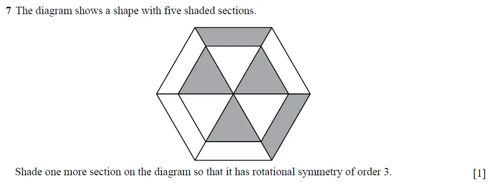 Question 07 - Cambridge IGCSE Maths Past Papers - Core Non-calculator 2025 - Specimen Paper 1