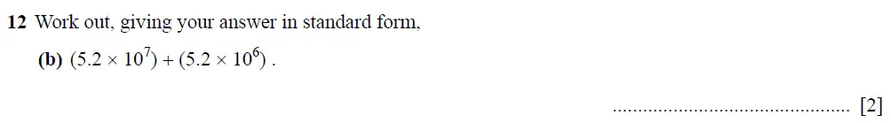 Question 14 - Cambridge IGCSE Maths Past Papers - Extended Non-calculator 2025 - Specimen Paper 2