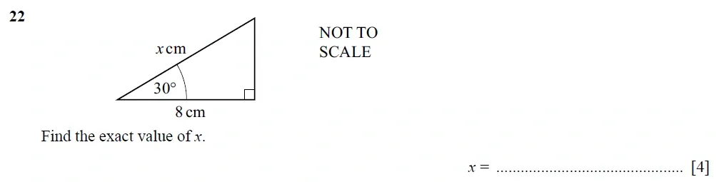 Question 33 - Cambridge IGCSE Maths Past Papers - Extended Non-calculator 2025 - Specimen Paper 2