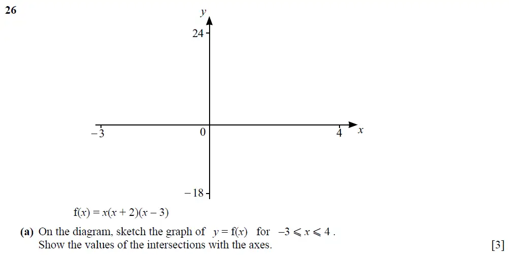 Question 38 - Cambridge IGCSE Maths Past Papers - Extended Non-calculator 2025 - Specimen Paper 2