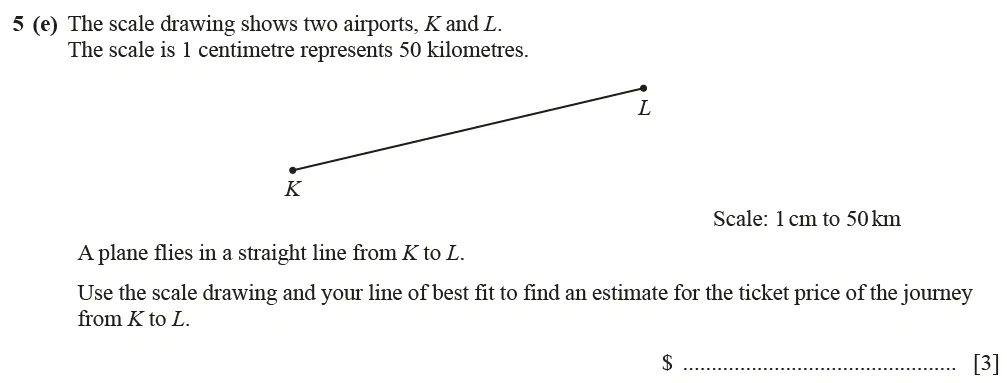 Question 05(e) - Cambridge IGCSE Maths Past Papers - Core Calculator June 2022 - Paper 32