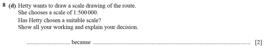 Question 08(d) - Cambridge IGCSE Maths Past Papers - Core Calculator June 2022 - Paper 32