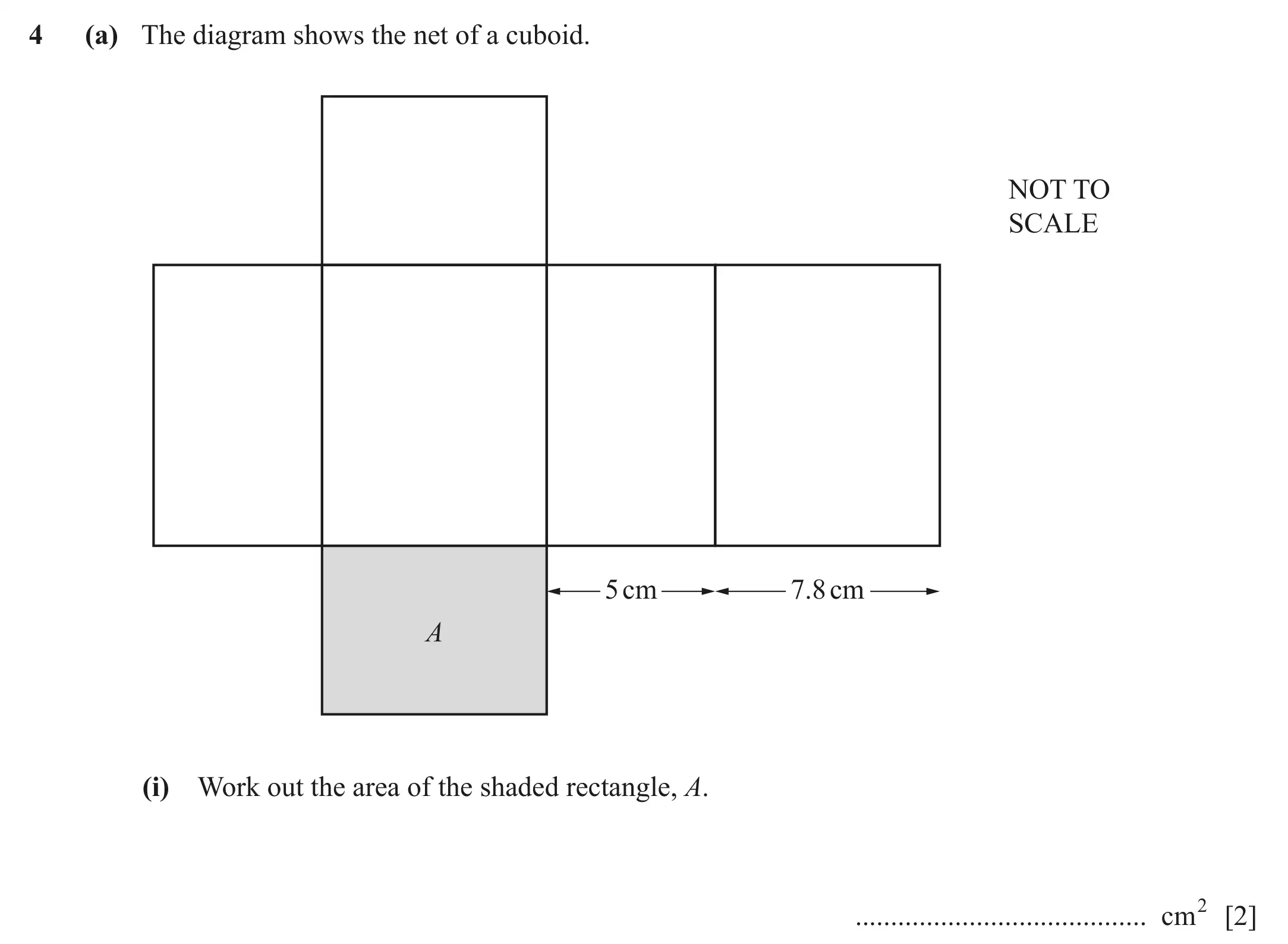 Question 4(a)(i) - Cambridge IGCSE Maths Past Papers - Core Calculator June 2022 - Paper 32