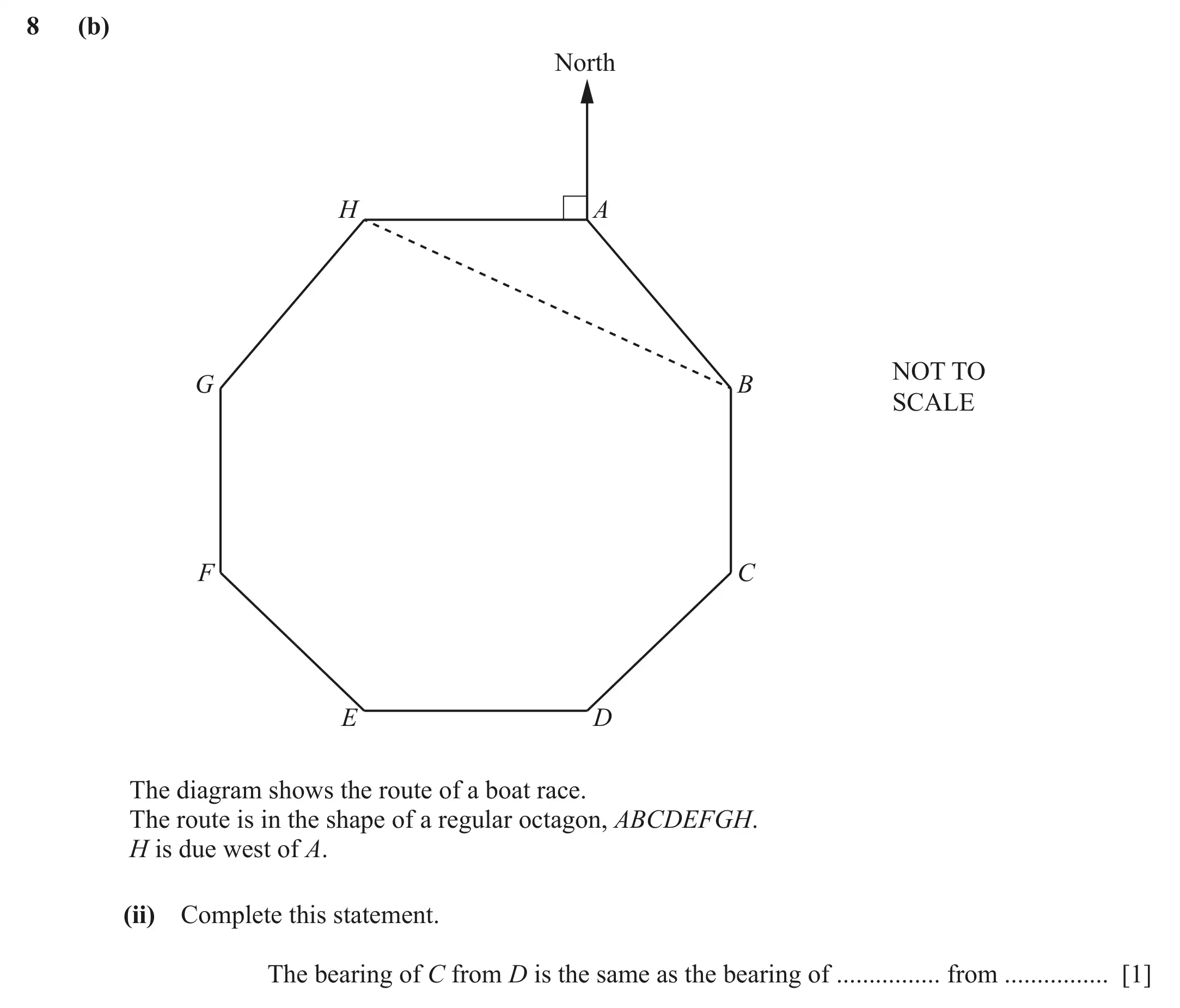 Question 8(b)(ii) - Cambridge IGCSE Maths Past Papers - Core Calculator June 2022 - Paper 32