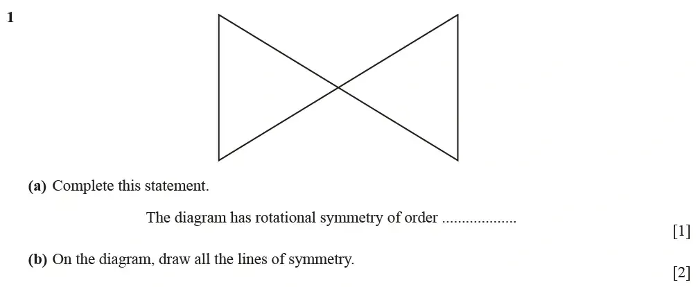 Question 01(a,b) - Cambridge IGCSE Maths Past Papers - Core Calculator March 2021 - Paper 1
