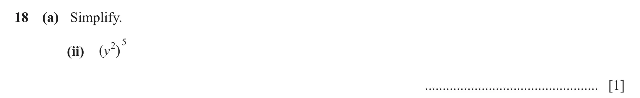 Question 18(a) (ii) - Cambridge IGCSE Maths Past Papers - Core Calculator March 2021 - Paper 1