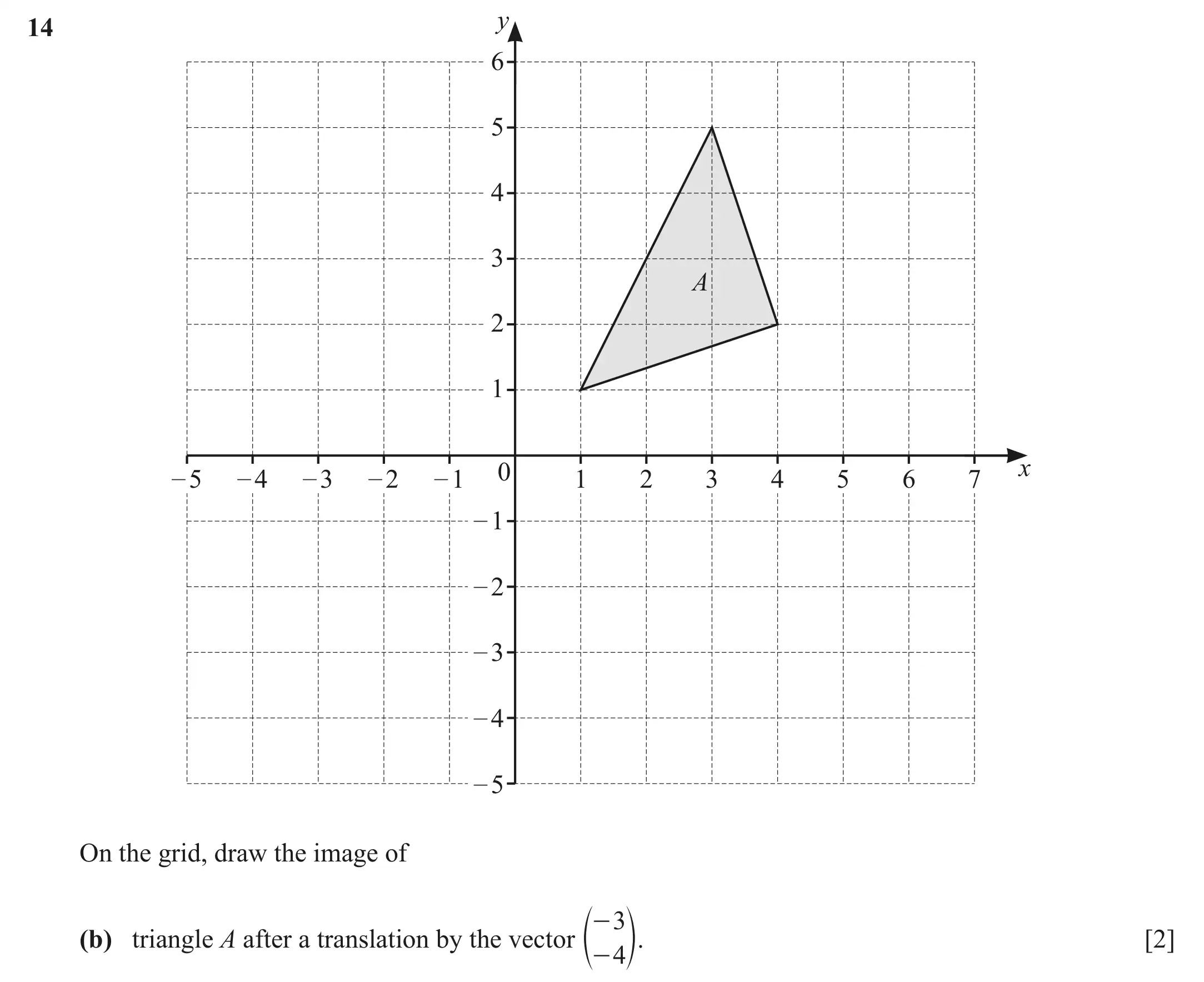 Question 14(b) - Cambridge IGCSE Maths Past Papers - Core Calculator March 2022 - Paper 1