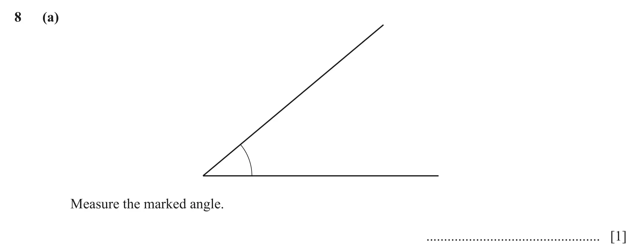 Question 8(a) - Cambridge IGCSE Maths Past Papers - Core Calculator March 2022 - Paper 1