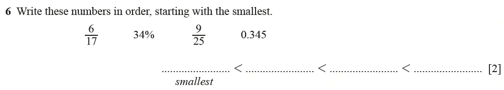 Question 06 - Cambridge IGCSE Maths Past Papers - Core Calculator June 2022 - Paper 11