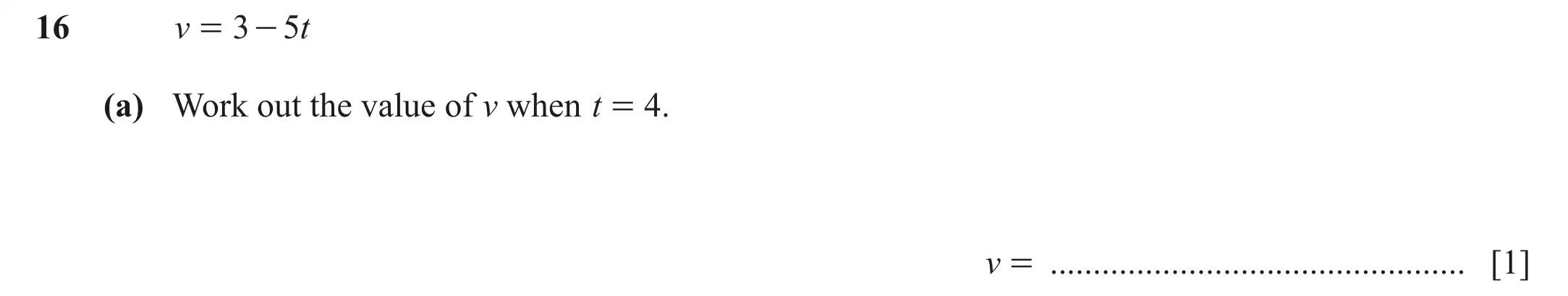 Question 16(a) - Cambridge IGCSE Maths Past Papers - Core Calculator June 2022 - Paper 11